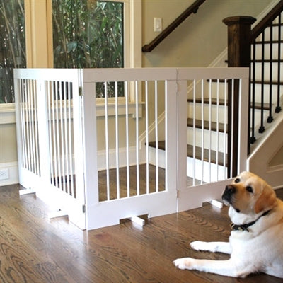 Gate: 4-Panel Freestanding Tall Pet Gate