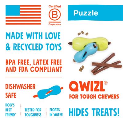 Toys: West Paw Qwizl - Puzzle & Treat Toy