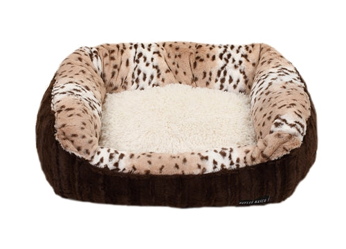 Bed: Lounge Bed Snow Leopard
