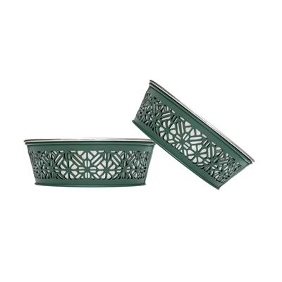Bowl: Eco-friendly Stainless Steel Farmhouse Dog Bowl
