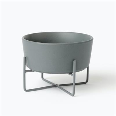 Bowl: Simple Solid Dog Bowl Stand + Bowl