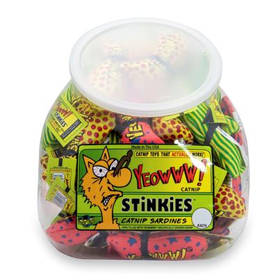 Toys: Fish Bowl of Stinkies Sardines Cat Toys by Yeowww!