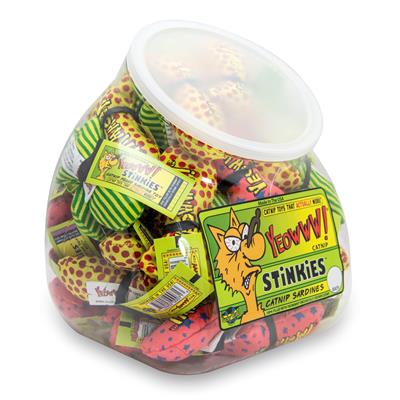 Toys: Fish Bowl of Stinkies Sardines Cat Toys by Yeowww!
