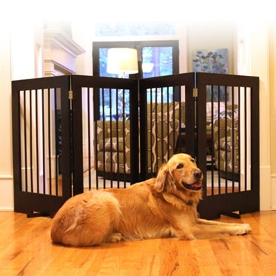 Gate: 4-Panel Freestanding Tall Pet Gate